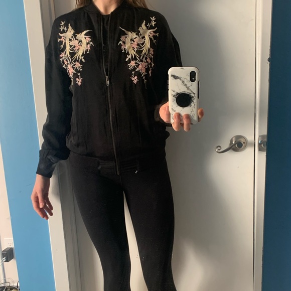 Buffalo David Bitton Embroidered Bomber Jacket - Picture 7 of 8